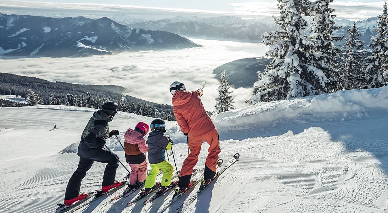 Familienskiurlaub in der Skiregion Zell am See-Kaprun