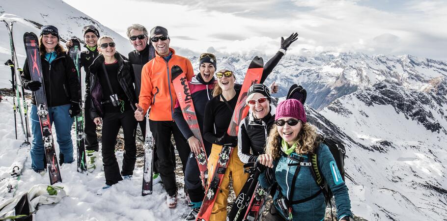 ski touring camp in the Salzburger Land